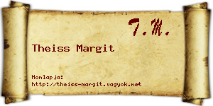 Theiss Margit névjegykártya